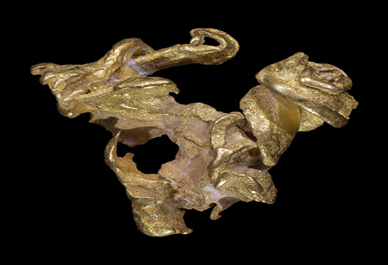 Metallstück Gold/Metall