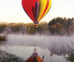 Bild Ballon Luftbestattung